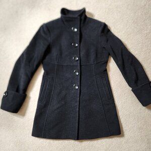 Michael Kors Wool Pea Coat - Women's Small - Black